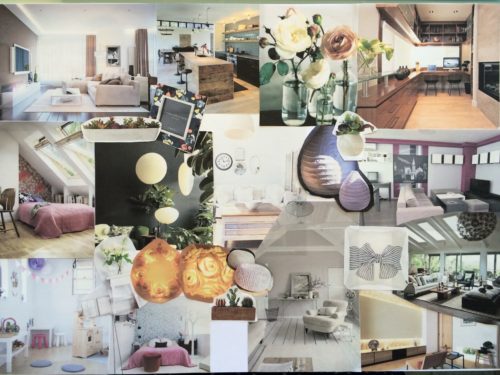 インテリアコラージュ作品