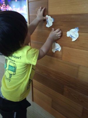 相撲　ペタペタ