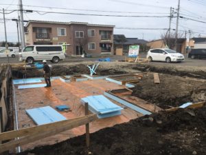 帯広基礎工事　基礎断熱