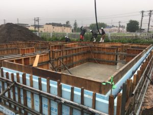 ベタ基礎　基礎断熱