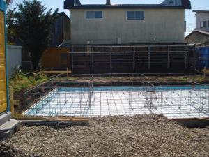 基礎工事　鉄筋