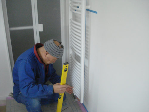 パネルヒーター取付